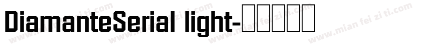 DiamanteSerial light字体转换